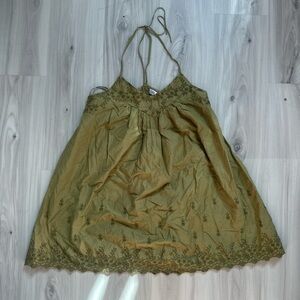 Zara Olive Green Mini Dress